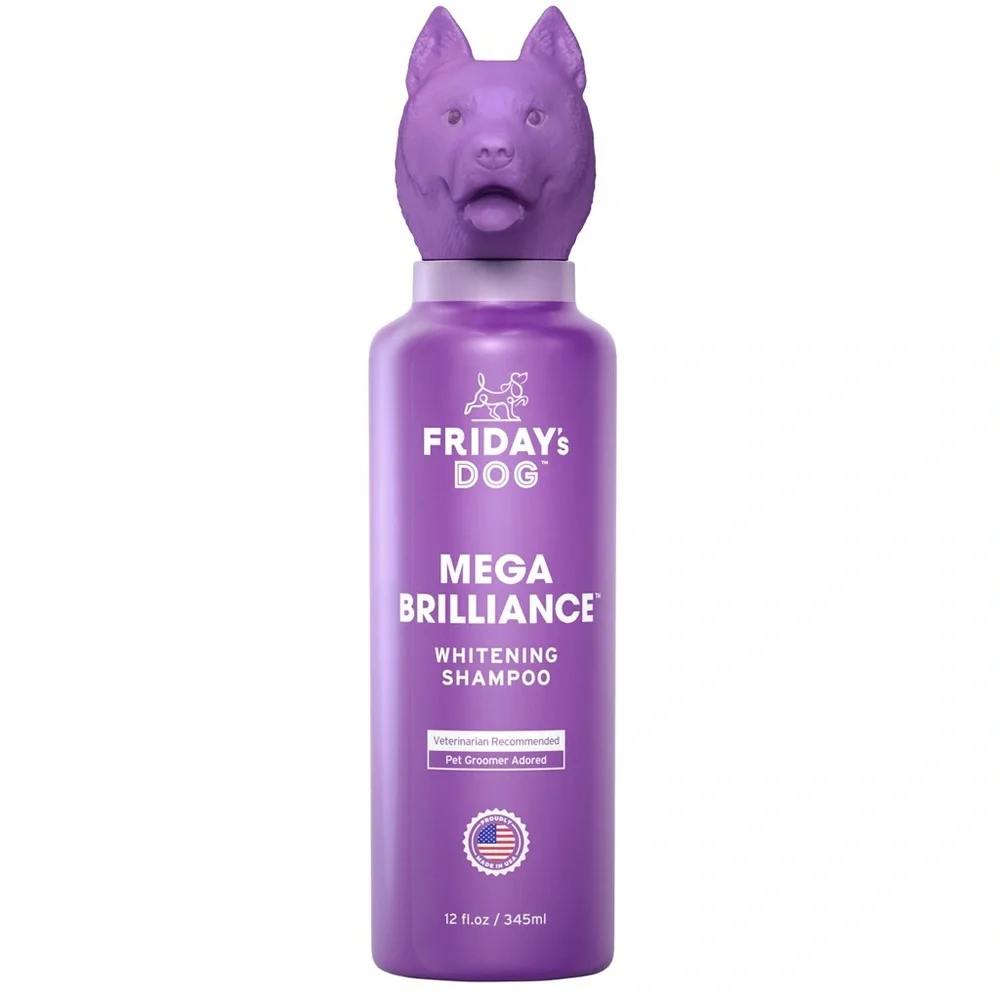 Friday’s Dog Mega Brilliance Fur Whitening & Brightening Dog Shampoo